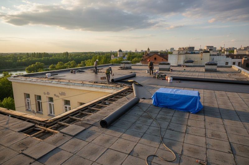 Cost of Flat Roof Replacement in Seabrook, NH